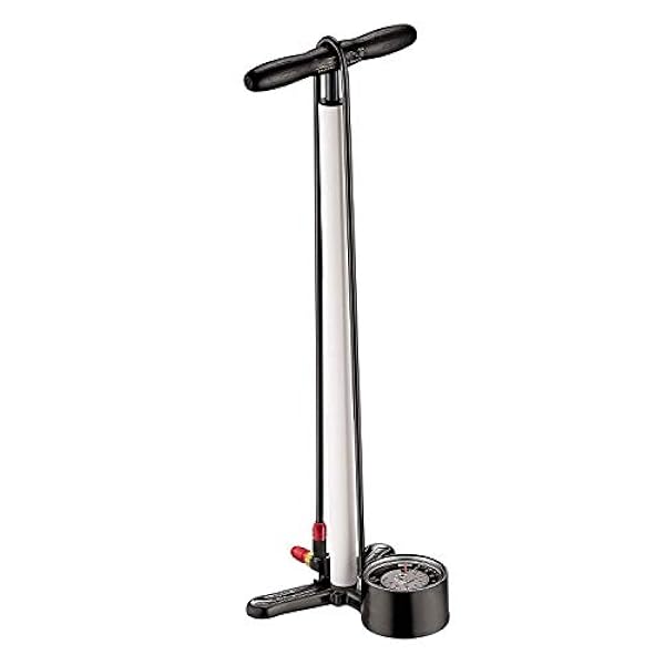 Lezyne staande luchtpomp Classic Floor Driv wit 220PSI, 63, 5cm, 1-FP-CFLDR-V507, 63,5 cm